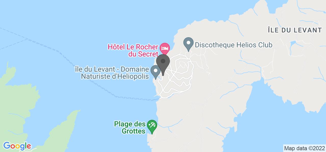 Plan d'accès — LE ROCHER DU SECRET