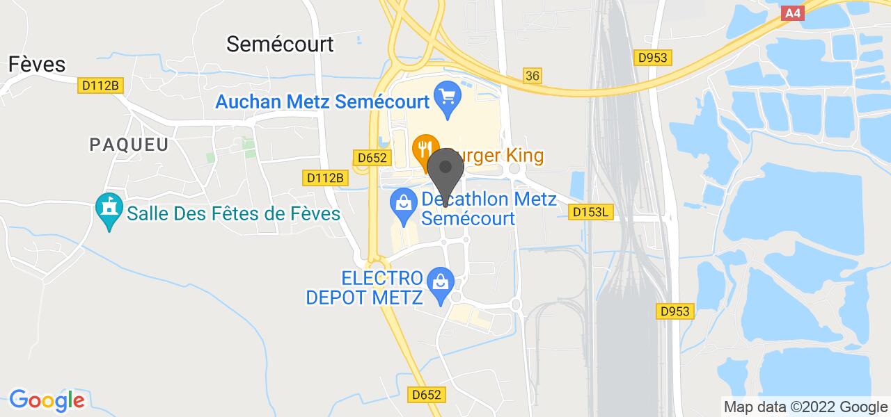 Plan d'accès — Buffalo Grill Metz (Semécourt)