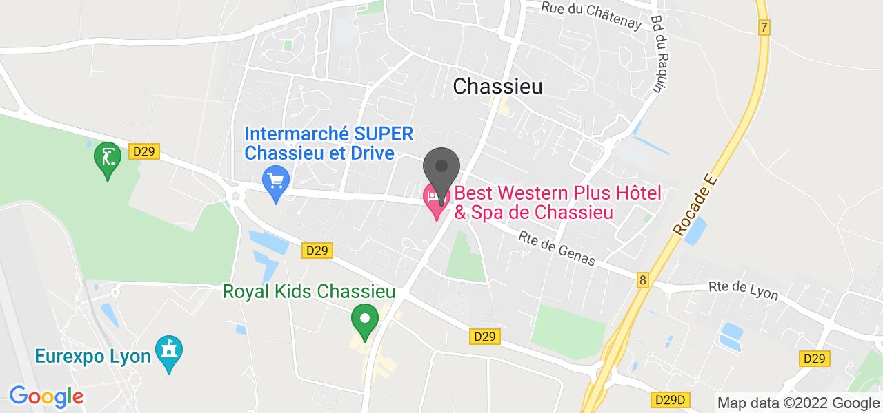 Plan d'accès — L'A Brasserie (Hôtel Best Western)