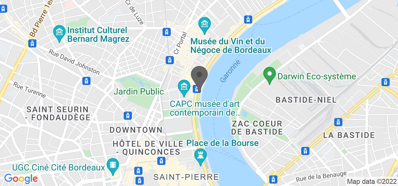 Anfahrtsplan — Sicambre bateau-restaurant