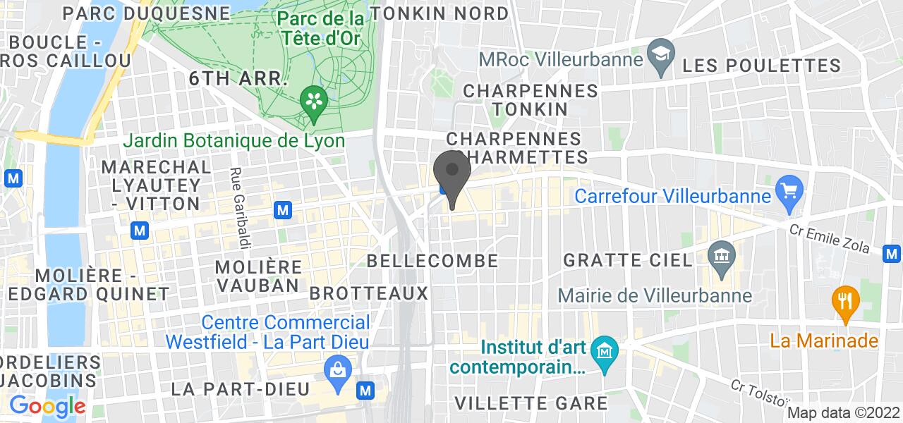 Plan d'accès — Delices d'Asie