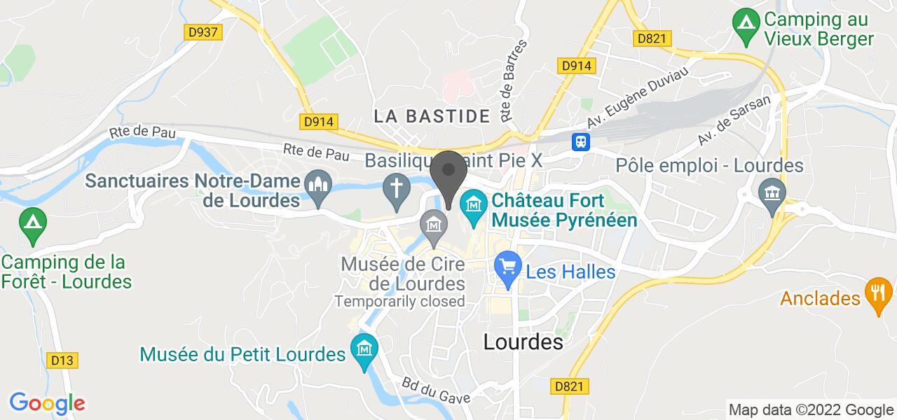 Plan d'accès — Hôtel Sainte Marie