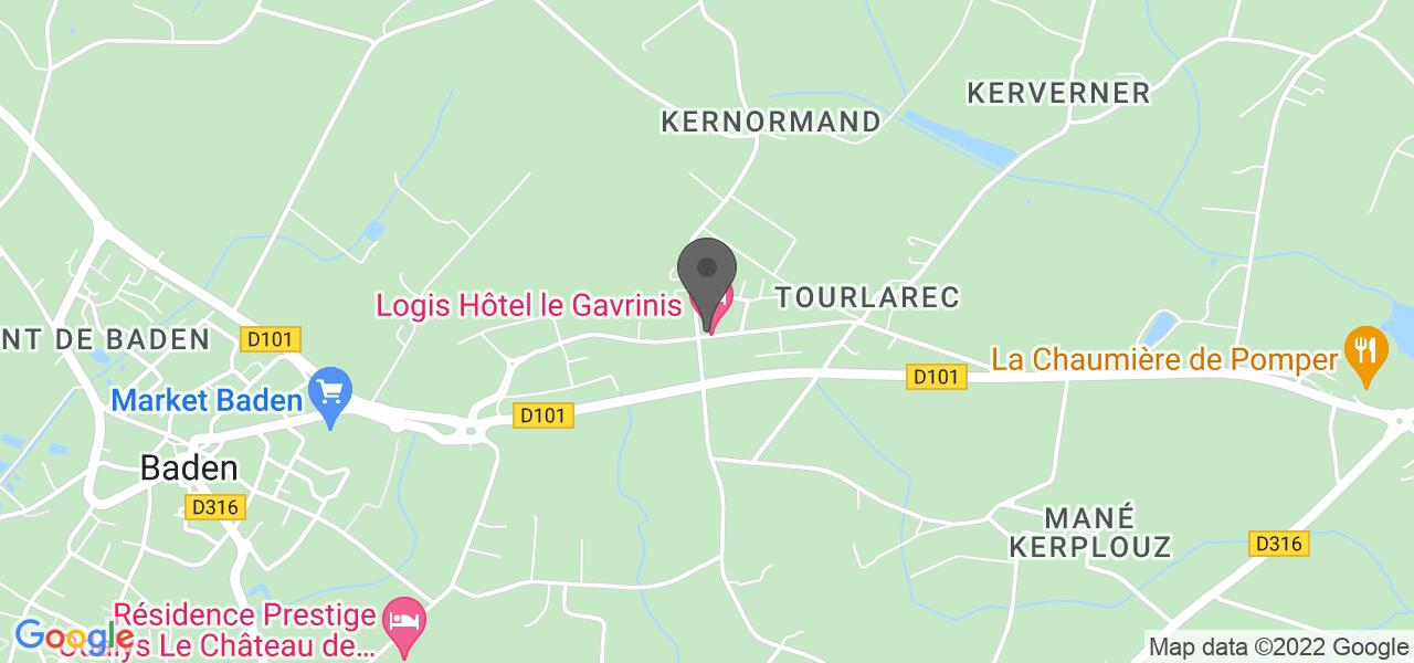 Plan d'accès — Le Gavrinis