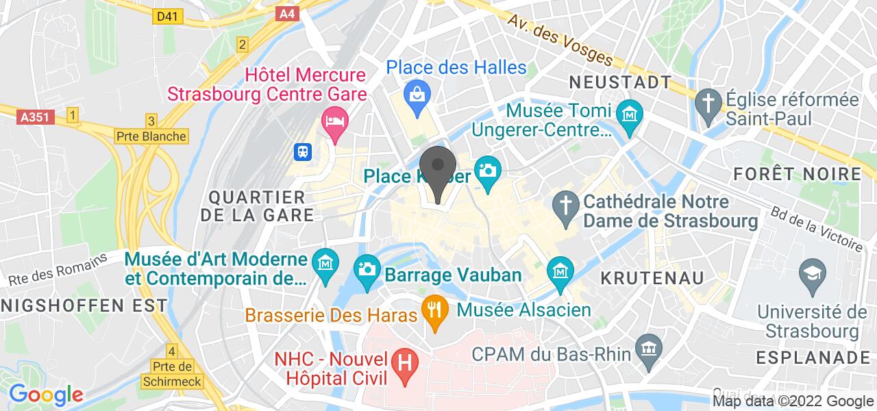 Plan d'accès — Sushi Shop Strasbourg