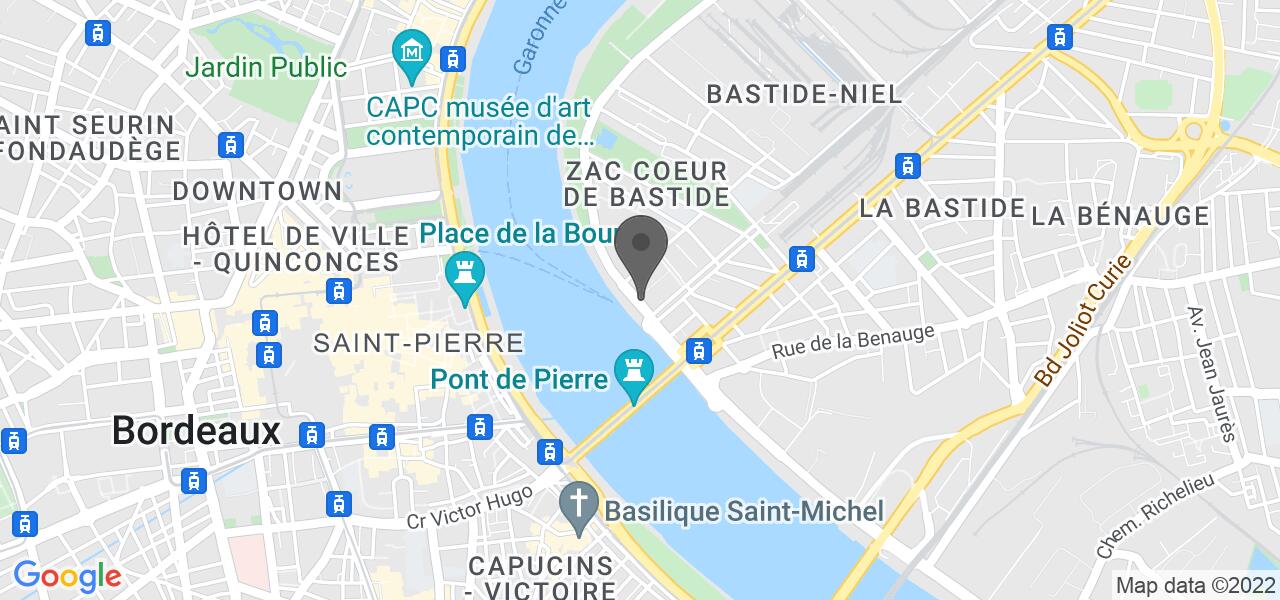 Mappa di accesso — Siman Bordeaux