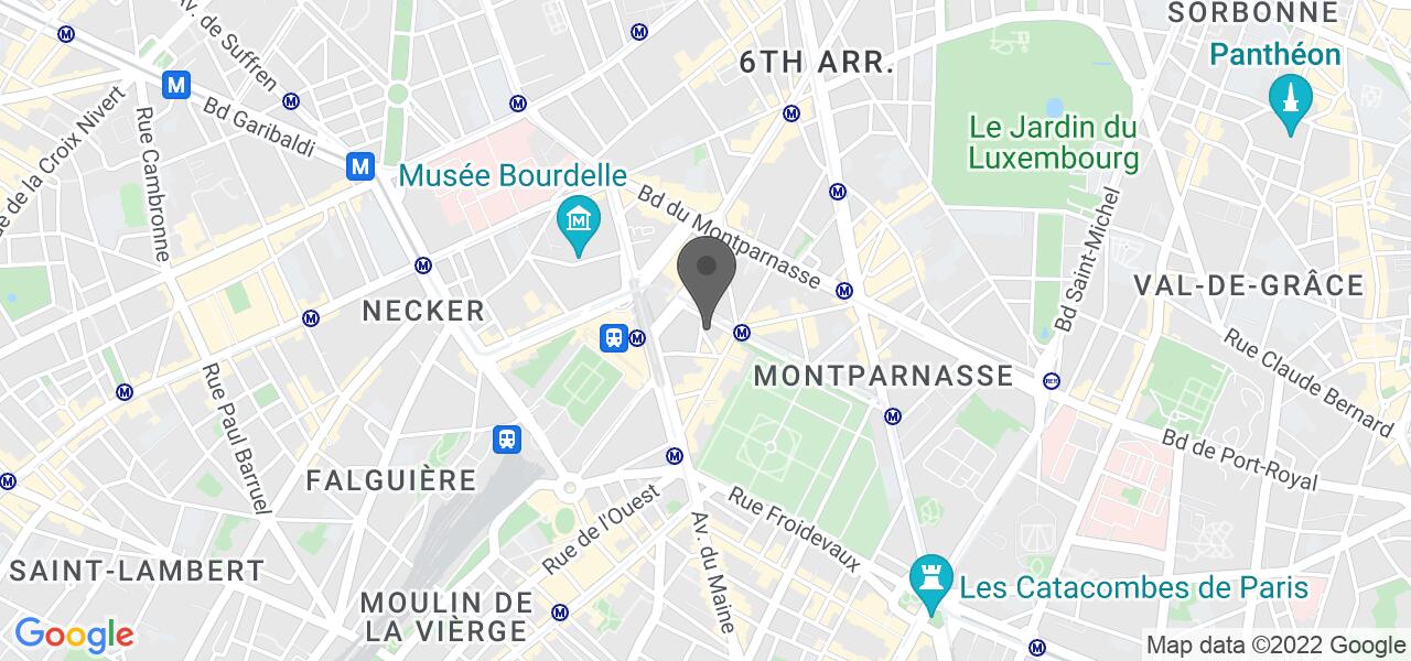 Plan d'accès — Le Paradis du Fruit - Montparnasse
