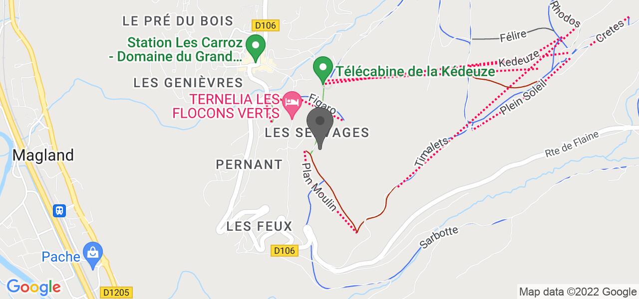 แผนที่การเดินทาง — Les Servages D'armelle