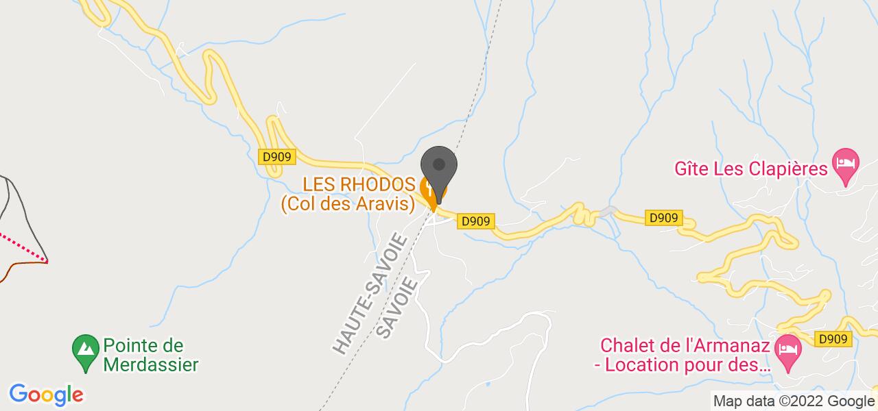 Plan d'accès — La Porte des Aravis