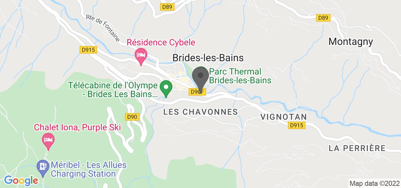 Access map — Les Cerisiers (Hôtel Amélie)