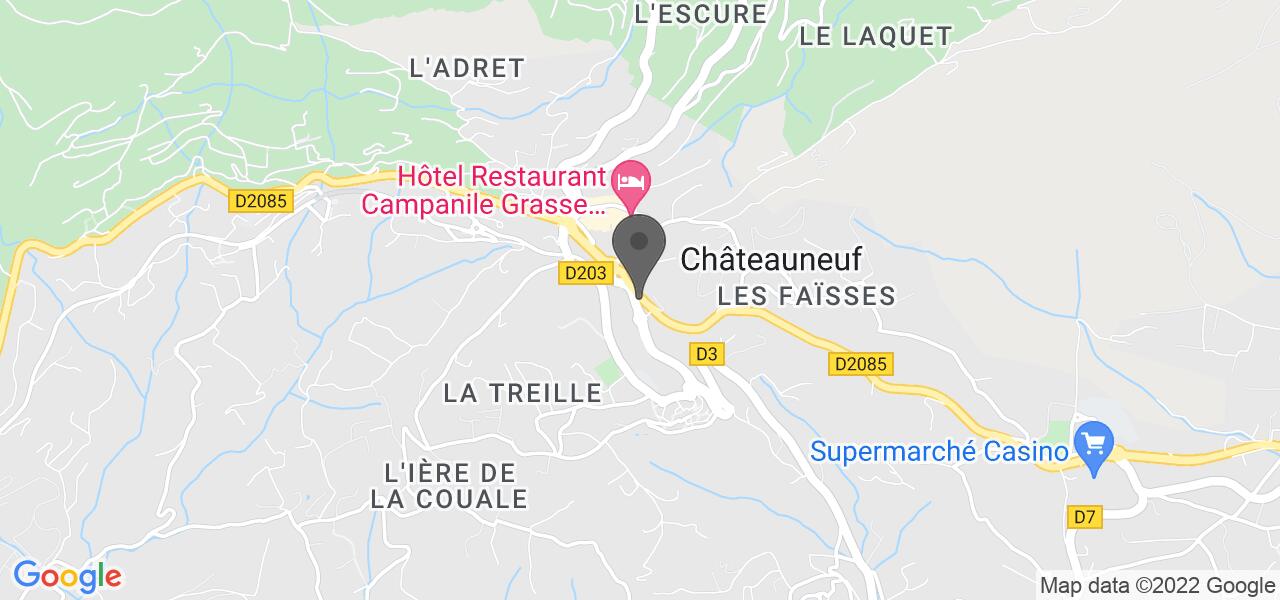 Mapa de acesso — Aux Gourmands