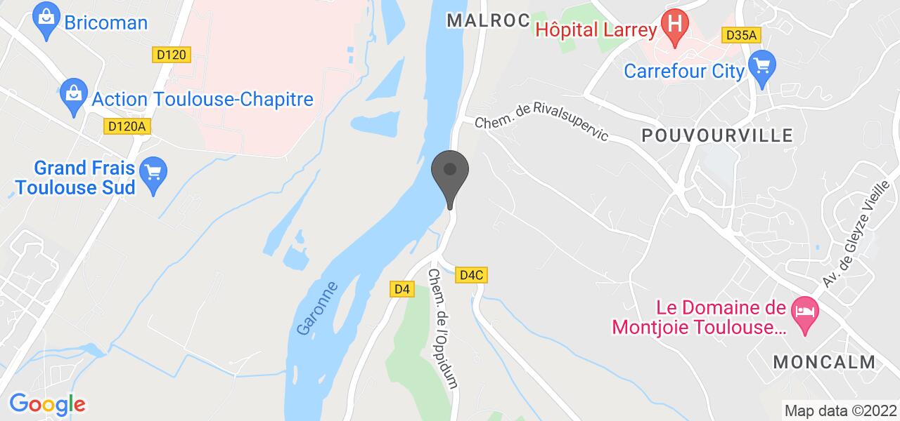 Mappa di accesso — Le Calpotis