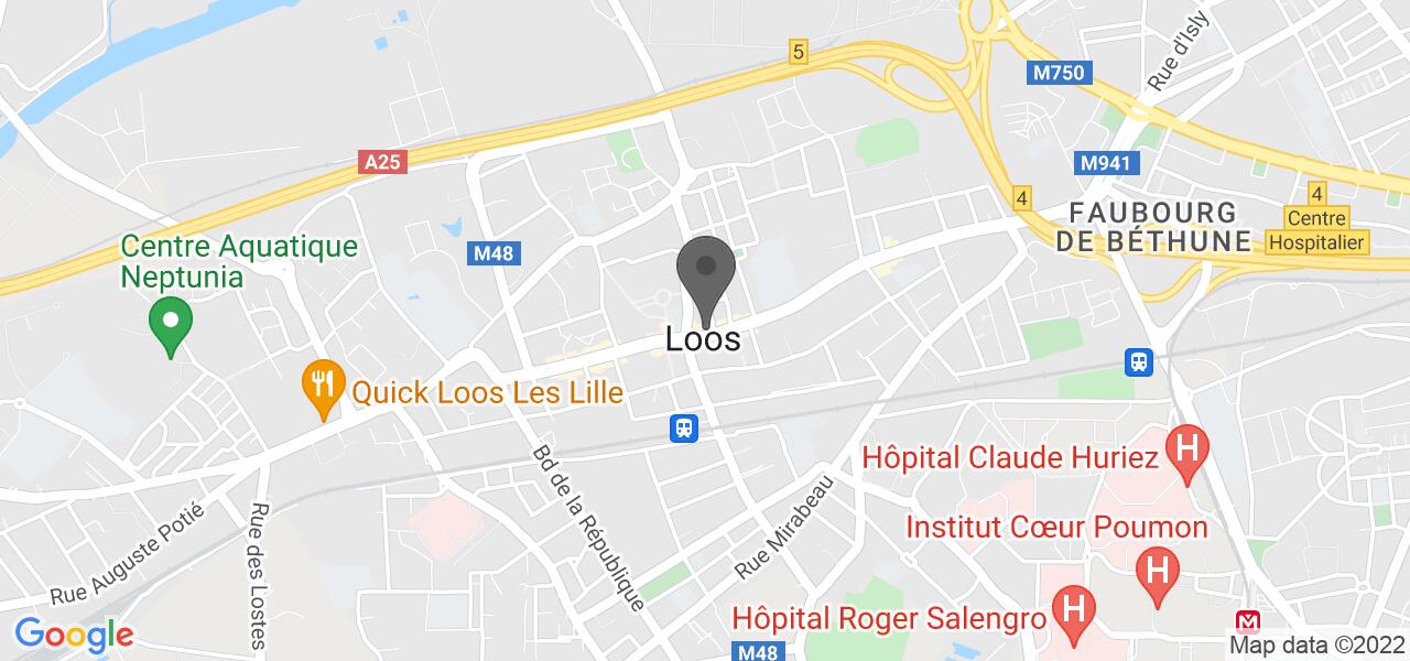Plan d'accès — Loos'Taminet