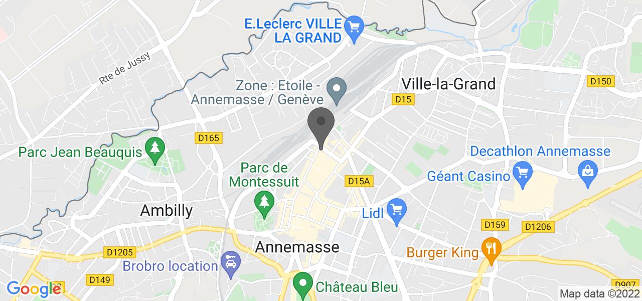Mapa de acceso — Pizza Bella