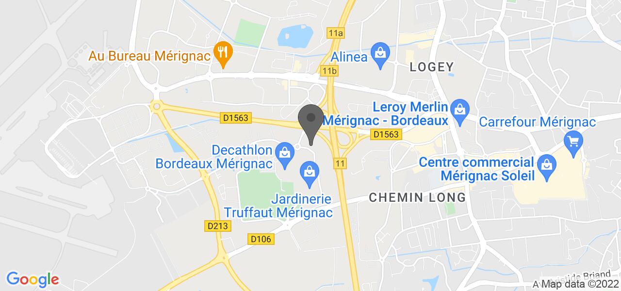 Plan d'accès — Courtepaille Bordeaux Mérignac