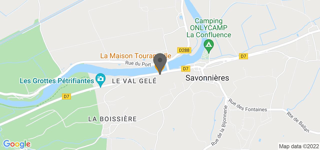 Plan d'accès — La Maison Tourangelle