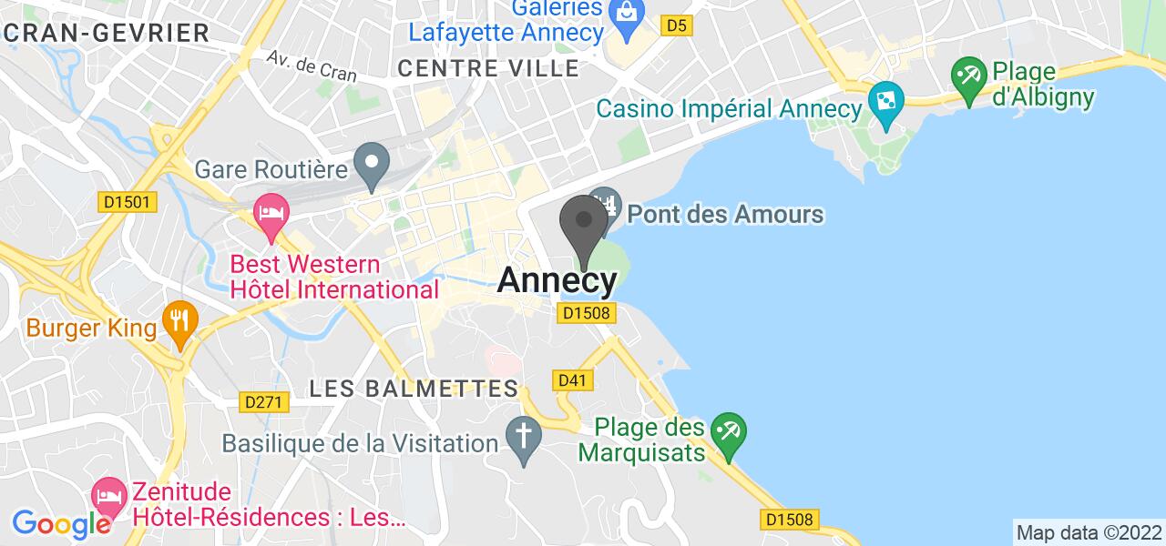 Mappa di accesso — Brasserie des Européens 