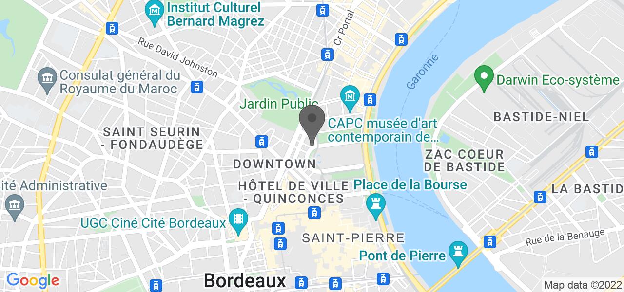 Anfahrtsplan — Saveurs D'Aquitaine