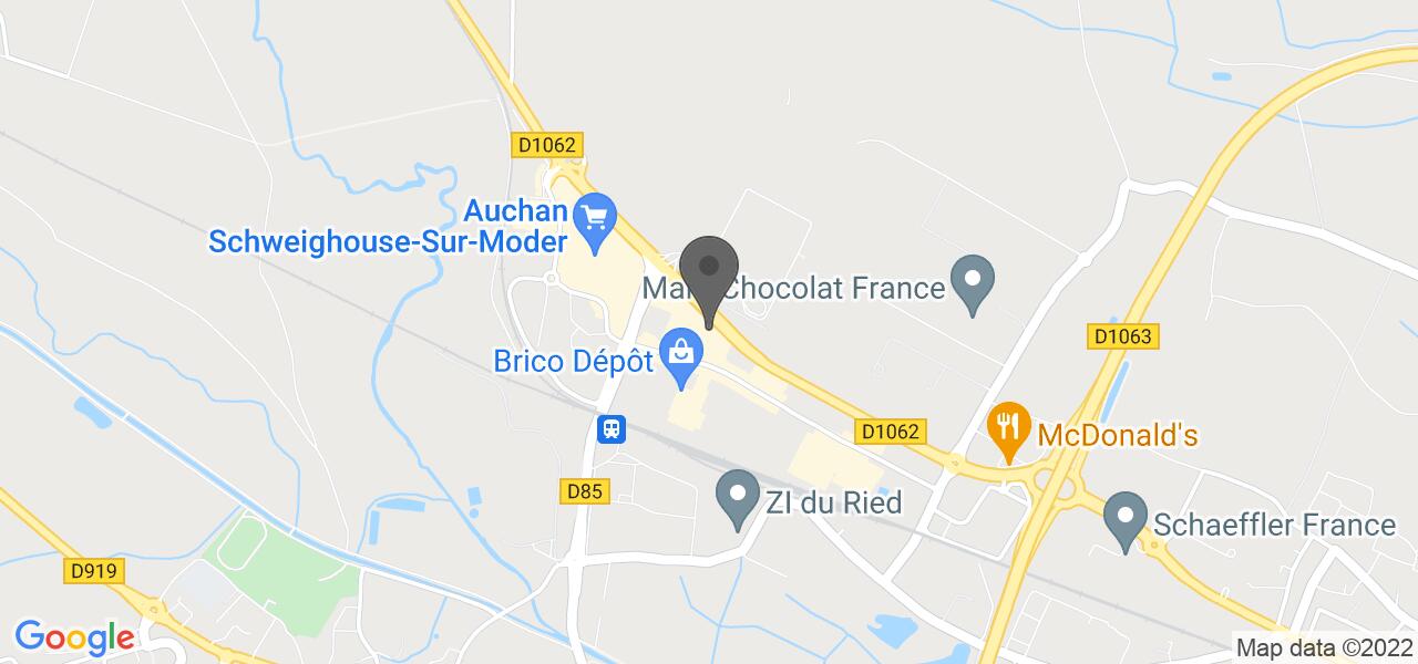Plan d'accès — Buffalo Grill Schweighouse-Sur-Moder