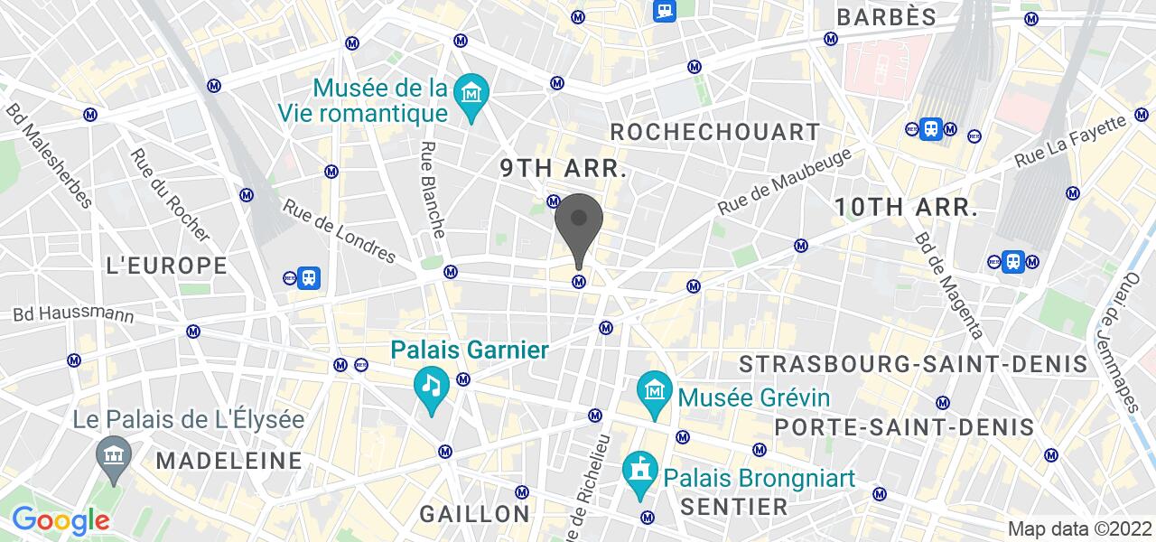 Plan d'accès — ISANA PARIS