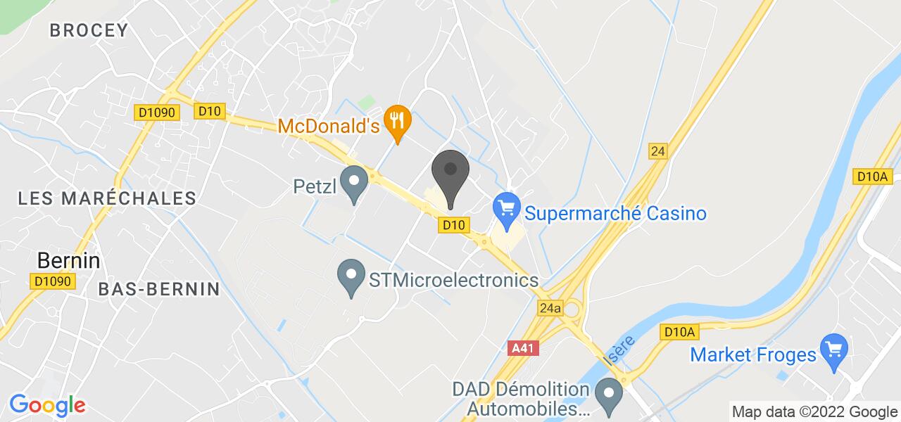 Plan d'accès — Buffalo Grill Crolles - Gresivaudan