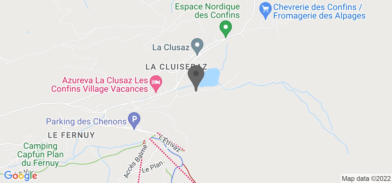 アクセスマップ — Le Chalet du Lac