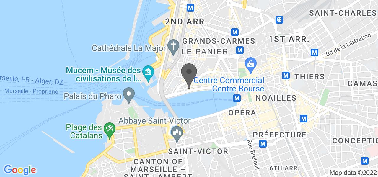 Plan d'accès — Les Buffets du Vieux-Port