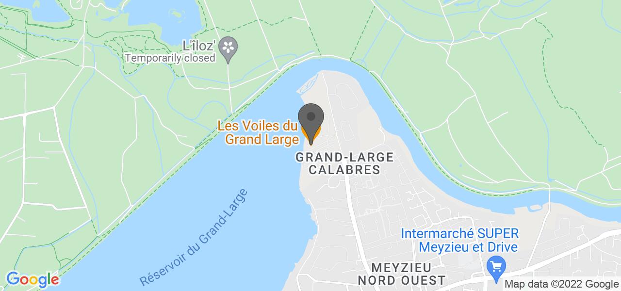 Plan d'accès — LES VOILES DU GRAND LARGE
