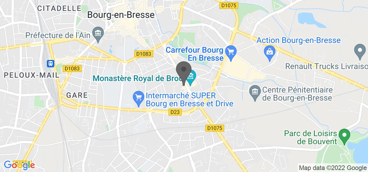 Plan d'accès — Auberge Bressane