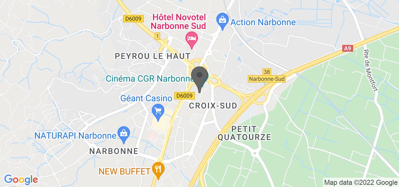 Схема проезда — Basta Narbonne