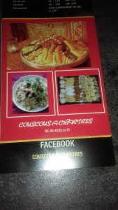Couscous à Chartres 
