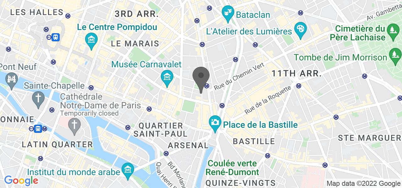 Mappa di accesso — Chez Janou