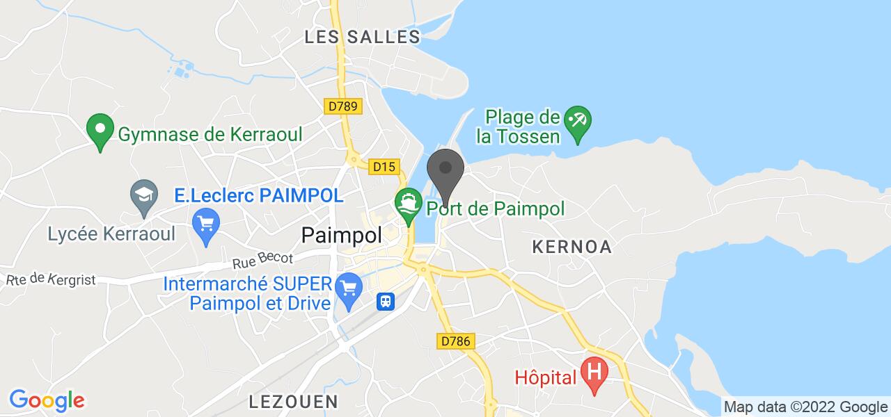 アクセスマップ — Le Fumoir de Paimpol