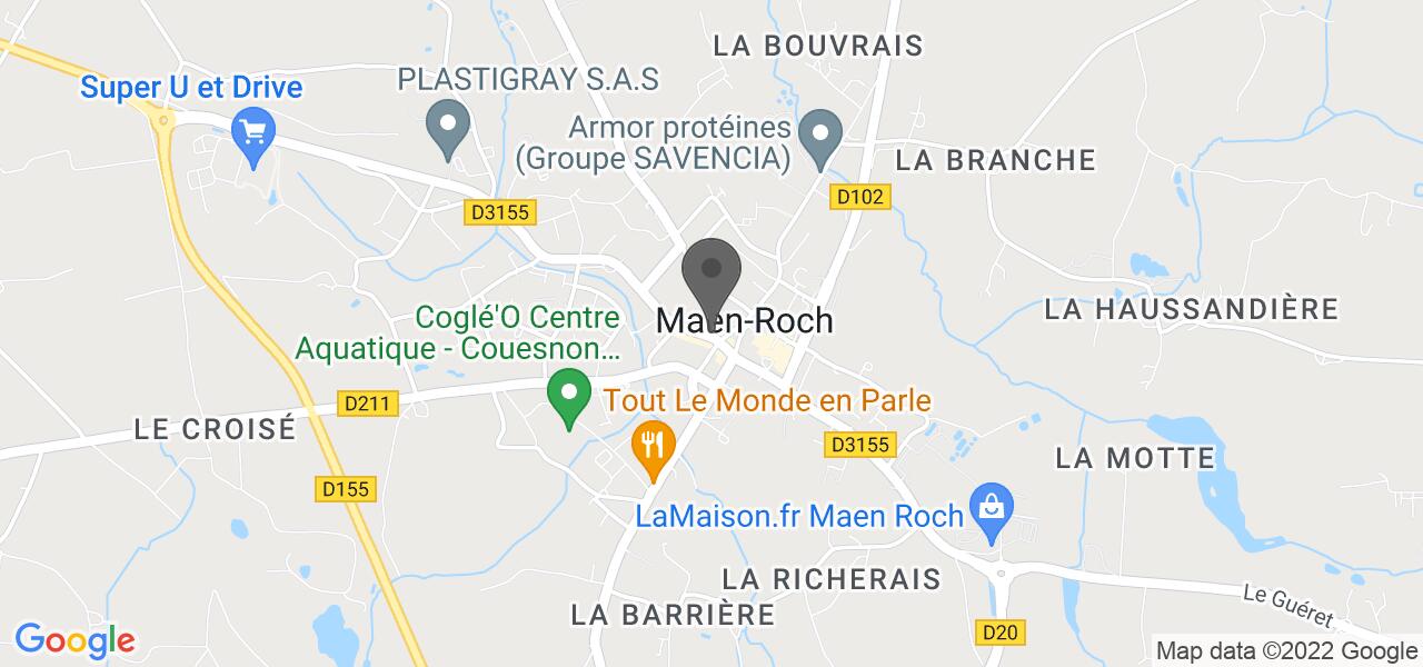 Mapa de acesso — Le Lion d’Or