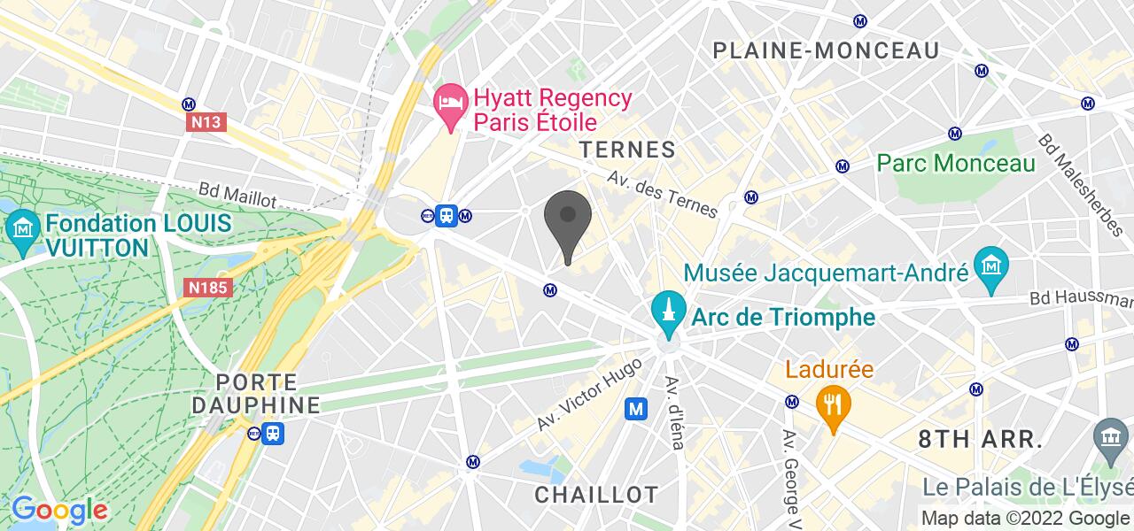 Plan d'accès — Le Crystal Paris