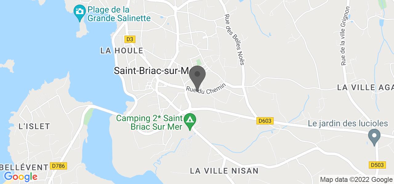 Mapa de acesso — L'Hermine crêperie