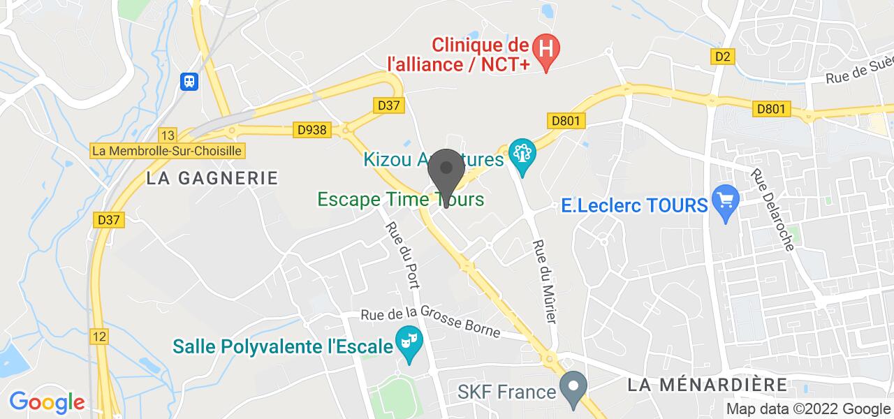 Mapa de acesso — Quai 37