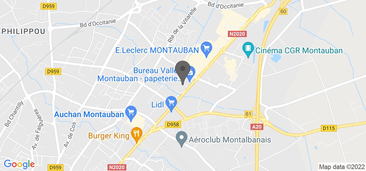 Plan d'accès — Panda wok