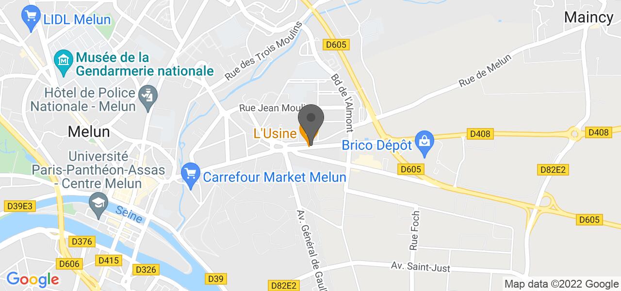 Mapa de acceso — L'Usine