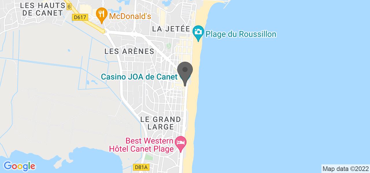 Anfahrtsplan — La Plage Gourmande