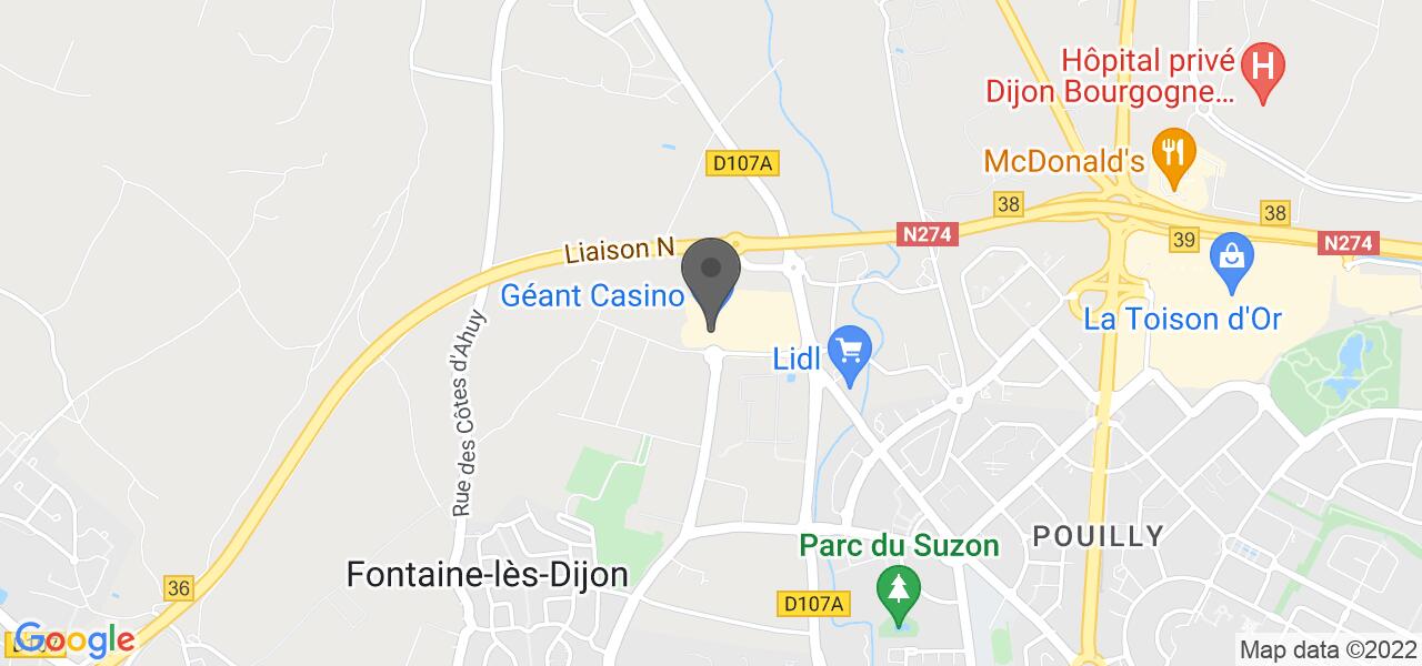 Plan d'accès — À La Bonne Heure
