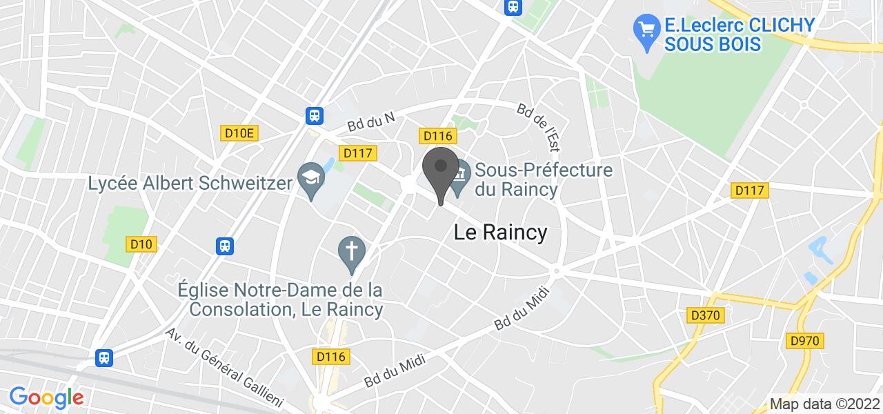 Plan d'accès — Les Délices de Bombay