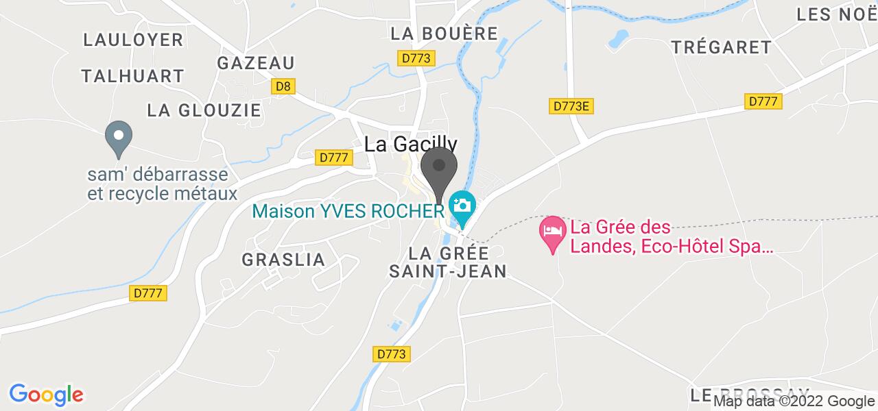 Plan d'accès — Les enfants gat'thés