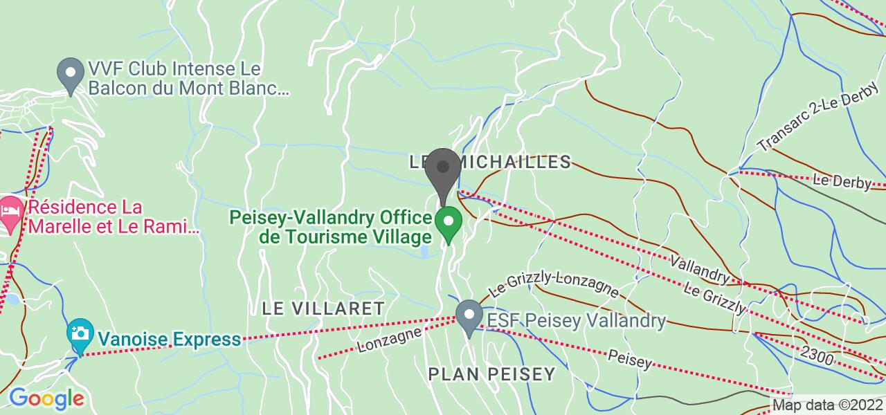 Plan d'accès — Le Coeur de Vall'