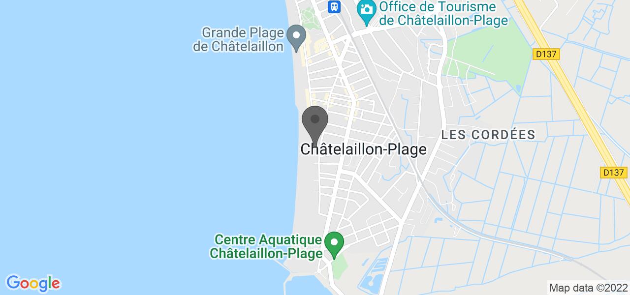 Plan d'accès — Le Grain de Sable de Chatelaillon