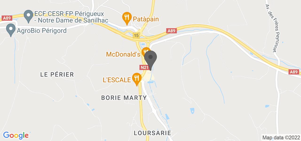 Plan d'accès — Le Boeuf Canard