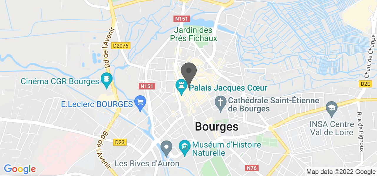 Plan d'accès — Patàpain Bourges Centre ville