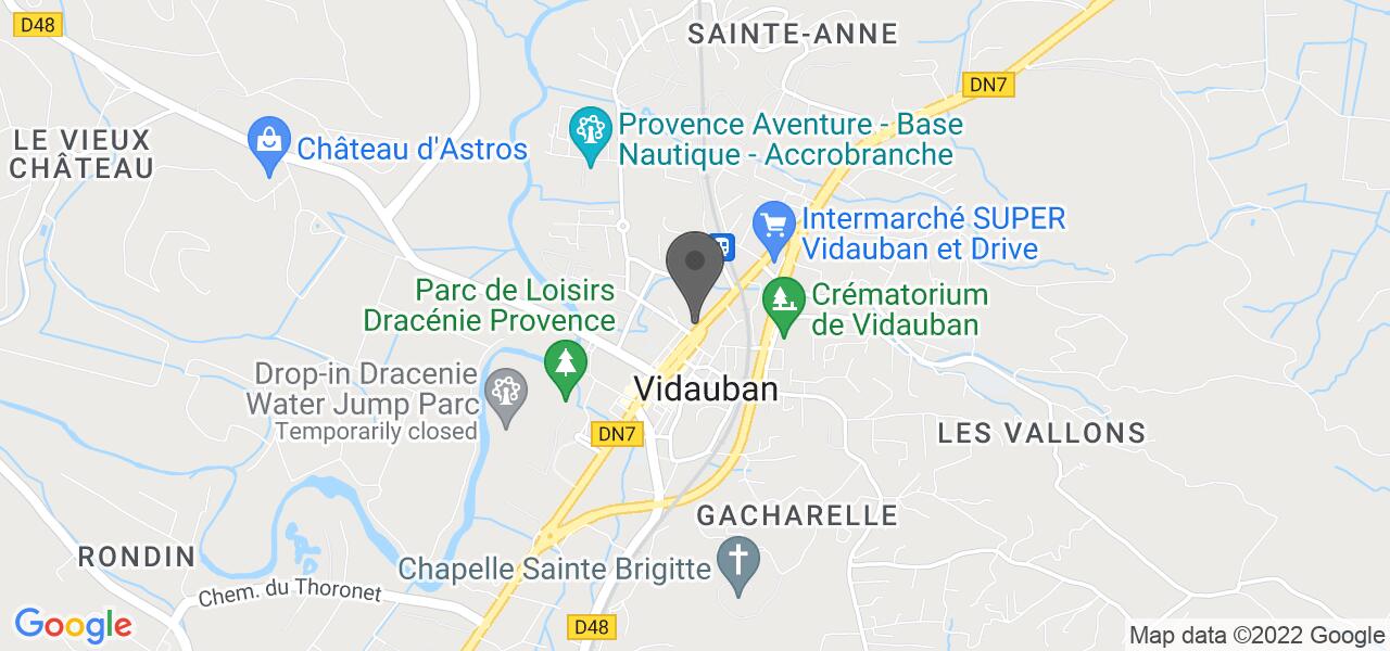 Plan d'accès — La Bouteille à la Mer