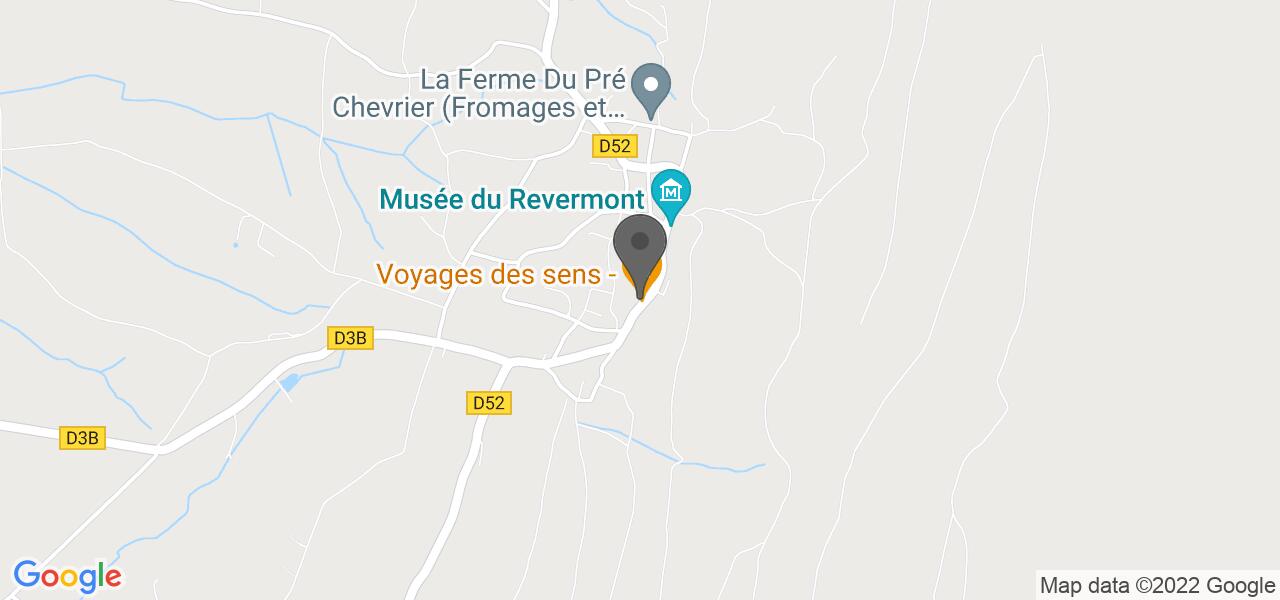 Plan d'accès — VOYAGES DES SENS