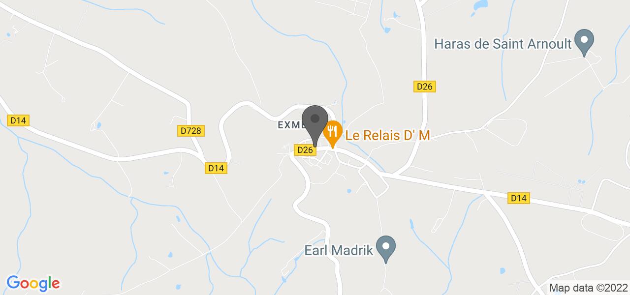 Plan d'accès — Le Relais d'M