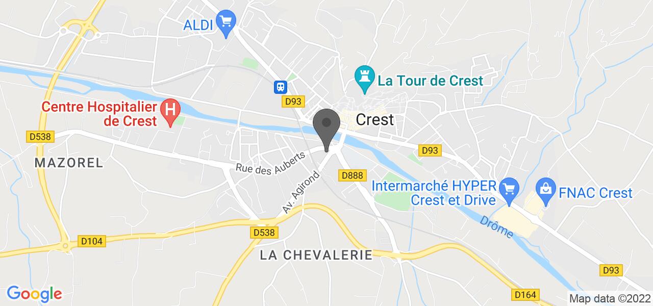 Routekaart — La Tour de Crêpes
